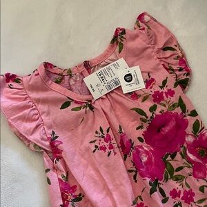 Pink Floral Jumpsuit